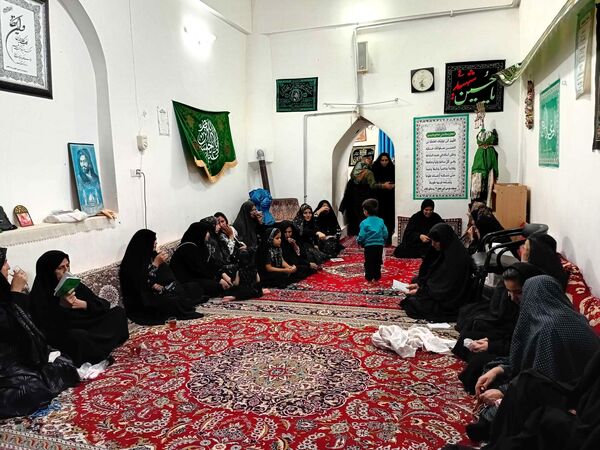 مراسم سوگواری شب اربعین در خلیل آباد