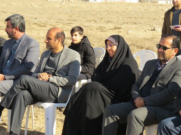 کلنگ‌زنی آموزشگاه ۱۲ کلاسه ناحیه ۲ گلستان شهر بجنورد 