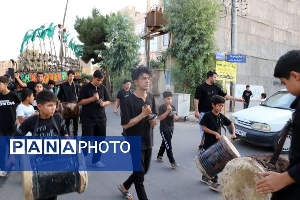 مراسم سالروز شهادت امام حسن مجتبی(ع) در شهر قنوات قم