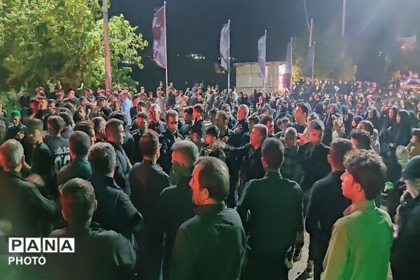 مراسم شام غریبان سالار شهیدان  در حسینیه شهدای شهر بار