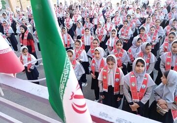 مراسم بازگشایی مدارس در مدرسه شهید آقچه‌لو شهرستان رباط‌کریم