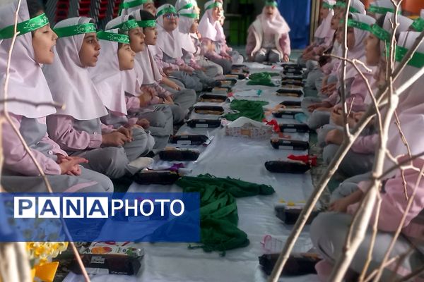 جشن مهدوی کلاس دومی‌های دبستان شهید جواد سرافراز