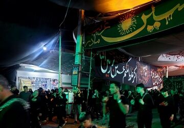 خیمه ای با قدمت 200 ساله برای عزاداری امام حسین (ع)
