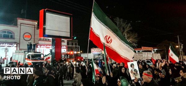 برگزاری سومین روز عزاداری رهبر شهید در نیشابور 