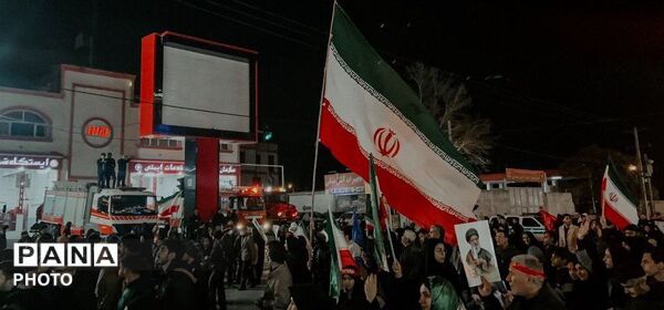 برگزاری سومین روز عزاداری رهبر شهید در نیشابور 