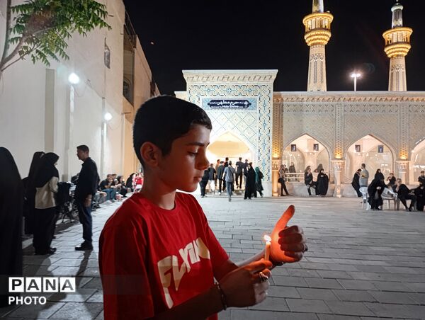 مراسم شام غریبان حضرت اباعبدالله الحسین (ع)در جوار حرم مطهر رضوی