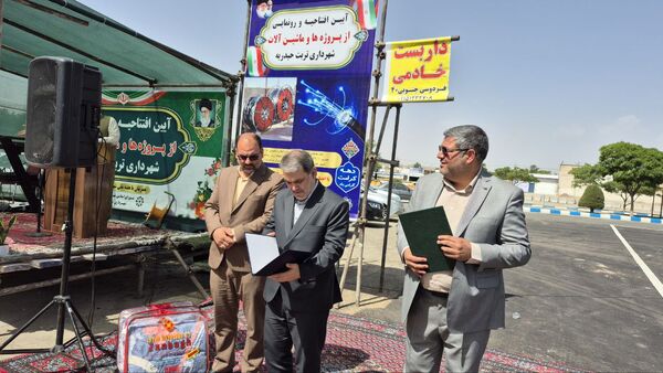 آیین رونمایی و افتتاح پروژه‌ها و ماشین‌آلات شهرداری تربت‌حیدریه