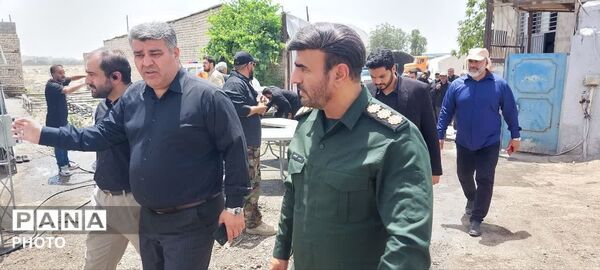 بازدید نمایندگان سازمان بازرسی استان البرز از موکب عاشقان امام شهید 