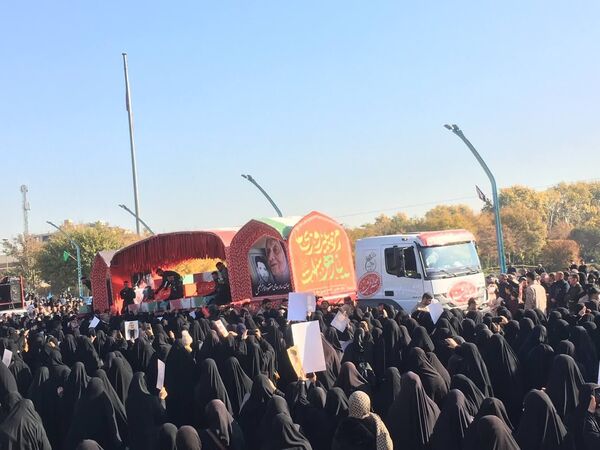 اجتماع بزرگ عزاداران حضرت زهرا(س) همزمان با تشییع شهیدان گمنام دفاع مقدس