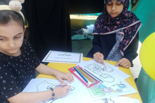 حضور کودکان و نوجوانان در راهپیمایی جاماندگان اربعین حسینی
