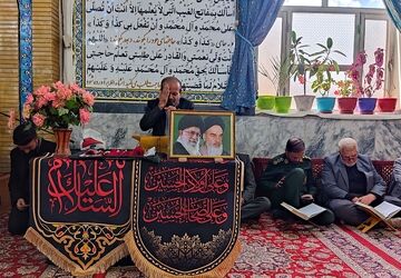محفل انس با قرآن کریم به مناسبت چهلم شهادت قائد امت در شهر بار نیشابور 