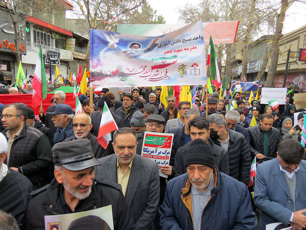 راهپیمایی روز ۲۲بهمن شهرستان بجنورد