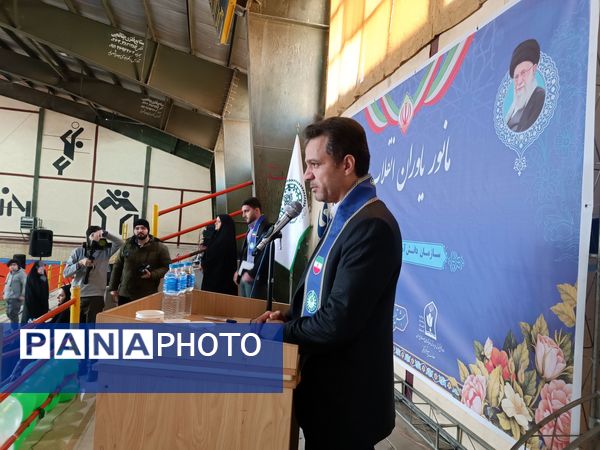 تجدید عهد پیشتازان شهرستان قدس با آرمان‌های انقلاب اسلامی و مقاومت