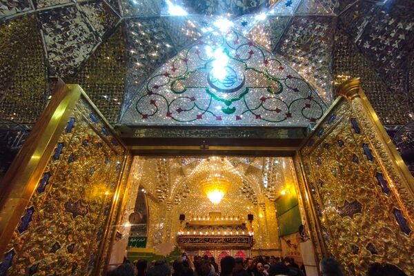 قاب های دیدنی از حرم سید محمد(ع) عموی حضرت صاحب‌الزمان(عج) در شهر بلد عراق