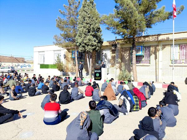  سوگواری شهادت حضرت زهرا (س) در دبستان شهید پسندیده فدافن