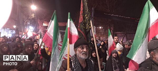 ایستادگی مردم کرج مقابل دشمنان متجاوز آمریکایی_صهیونی