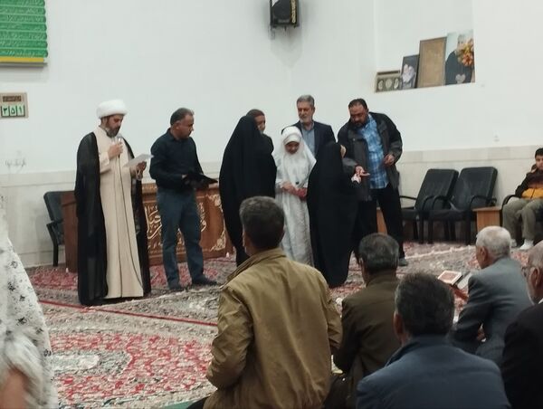 جشن روز مادر و ولادت حضرت زهرا س در مسجد جامع روستای مهدی آباد خلیل آباد 