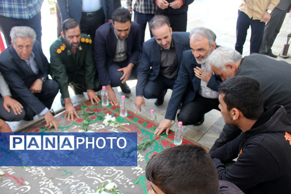 تجدید میثاق جودوکاران قم با شهدا