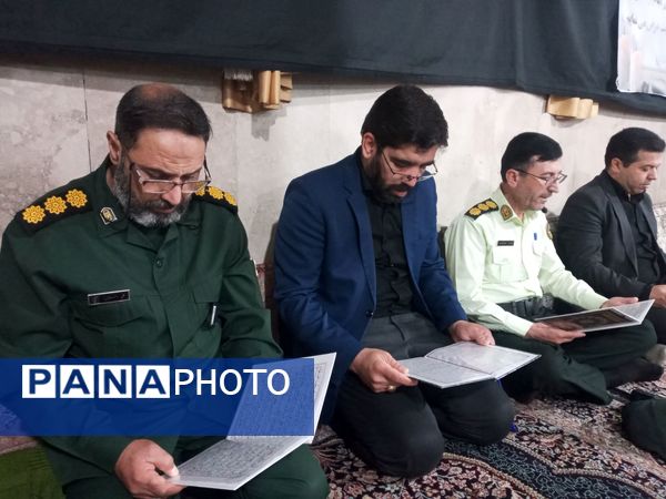 مراسم سوگواری برای خادم الرضا شهید آیت‌الله سید ابراهیم رئیسی در چناران 