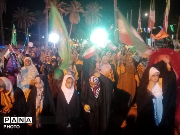 جشن عید غدیر در محله مارم باغ‌شهر فین