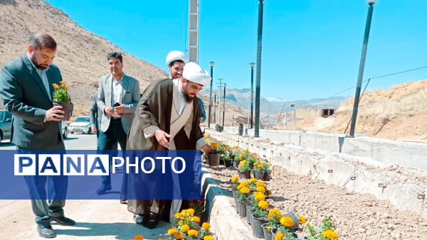 تجلیل از شهردار شهرستان مارگون به مناسب زیباسازی شهر