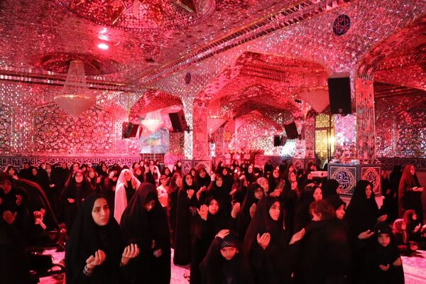 عزاداری ابا عبدالله الحسین (ع)  در امامزاده سید عباس در بجنورد 