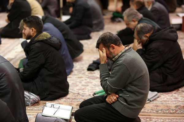 مراسم عزاداری سالروز شهادت امام هادی(ع) در حرم حضرت معصومه(س)