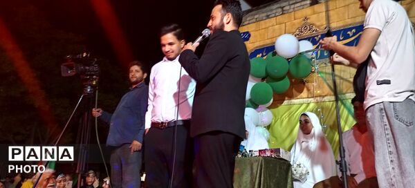 جشن ازدواج دو زوج در میادین مشهد