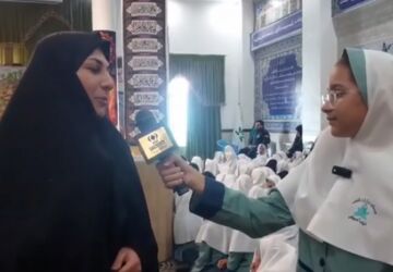 برگزاری مراسم عزاداری شهادت حضرت زهرا (س) در مدرسه شاهد نیک‌اندیشان