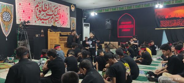 مراسم سوگواری «احلی من العسل» در شهرستان آبادان