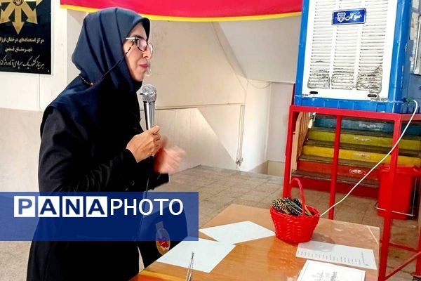 جلسه معارفه و ورود دانش آموزان پایه هفتم به دبیرستان فرزانگان شهر قدس 