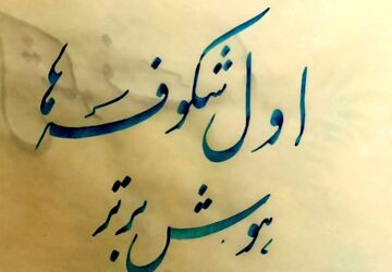 جشن شکوفه‌های آموزشگاه در سفیددشت 