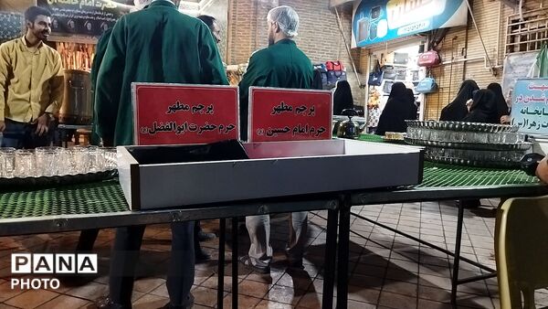 چایخانه فاطمه الزهرا در نود و نهمین شب از اجتماعات مردمی 