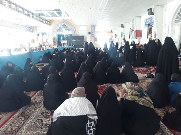 اجتماع بزرگ  بسیجیان شیروان در مصلی امام خامنه‌ای (مدظله العالی) 