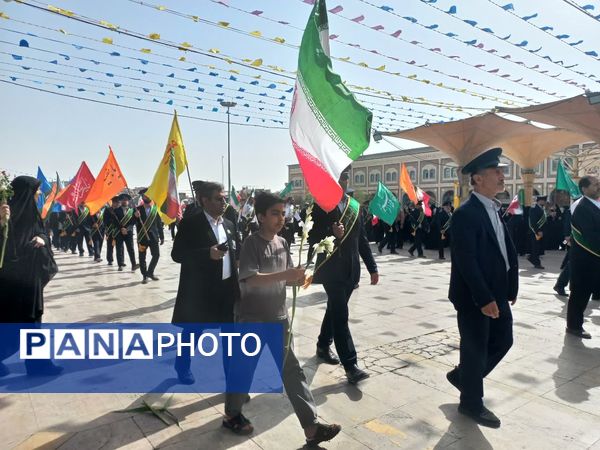 کاروان نمادین سالروز ورود حضرت معصومه(س) به قم 