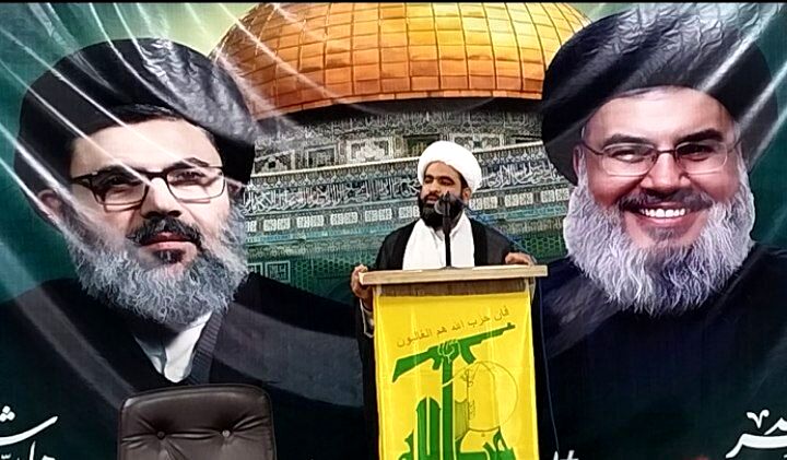 اجتماع مردم رودان برای تجدید عهد با شهید نصرالله