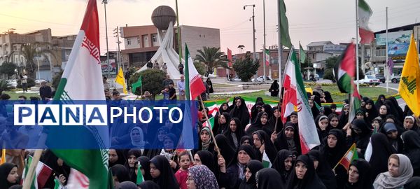 اجتماع مردمی حمایت از سربازان وطن در گلوگاه 