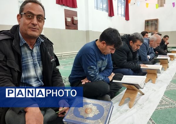   ضیافت افطاری و محفل قرآنی در دبیرستان شهید مطهری شهر حسن آباد جرقویه علیا