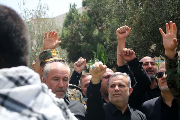 تشییع پیکر شهید محمد نعمتی سعیدآبادی در شهرستان بهارستان