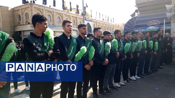 حضور کودکان و نوجوانان در دسته حسینیه اعظم زنجان 