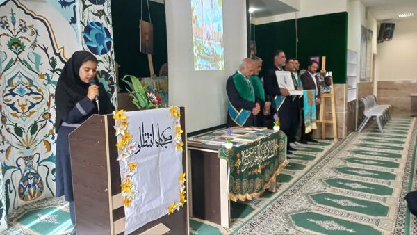 حضور خدام افتخاری مسجد جمکران در هنرستان نمونه میرجلیلی