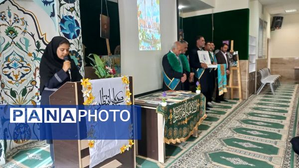 حضور خدام افتخاری مسجد جمکران در هنرستان نمونه میرجلیلی