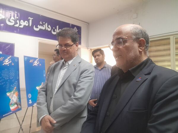 تحریریه پسران در مانور رسانه‌ای "پانا؛ صدای نسل نو" در مشهد