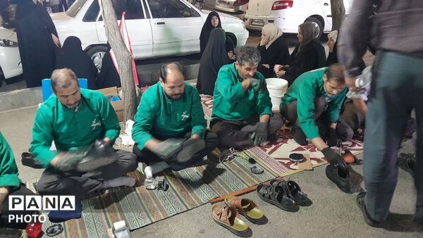 گذری بر موکب واکس صلواتی بلوار فضل در شب صد و نود و پنجم از اجتماعات 