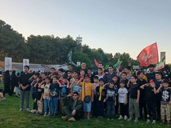 اجتماع بزرگ کودک و نوجوانان در پارک ملت مشهد مقدس