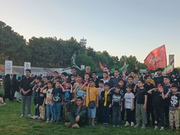 اجتماع بزرگ کودک و نوجوانان در پارک ملت مشهد مقدس