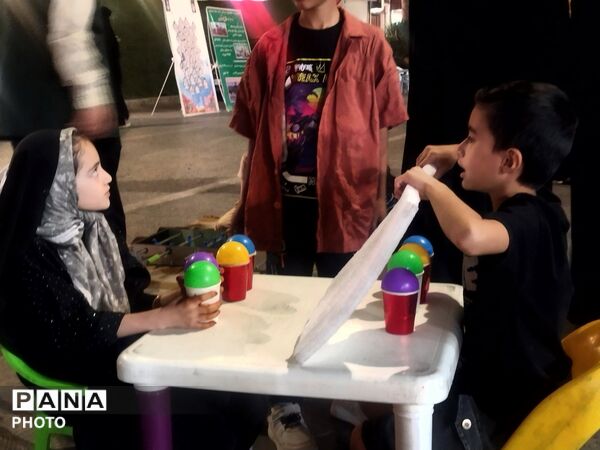 لحظات شاد کودکان در موکب فرهنگیان نیشابور