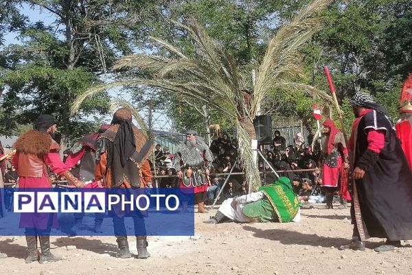 مراسم آیینی خیمه سوزان سنت هرساله مردم مشهد