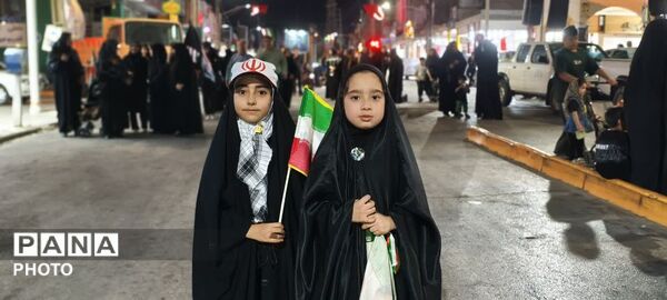 مراسم راهپیمایی و عزاداری برای تشییع رهبر شهید در گچساران 
