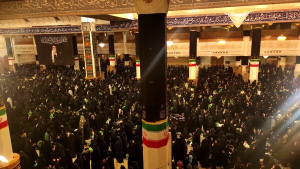 جلوه هایی از حضور مادران و نوزادان در همایشی به نام طفل شیرخوار کربلا